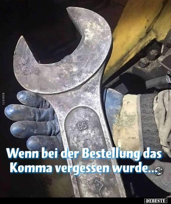 Wenn bei der Bestellung das Komma vergessen wurde... - Lustige Bilder | DEBESTE.de