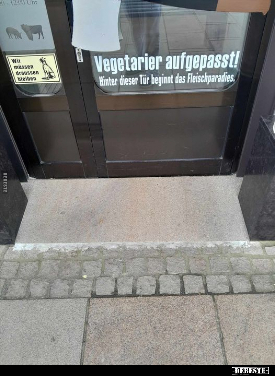 Vegetarier aufgepasst!.. - Lustige Bilder | DEBESTE.de