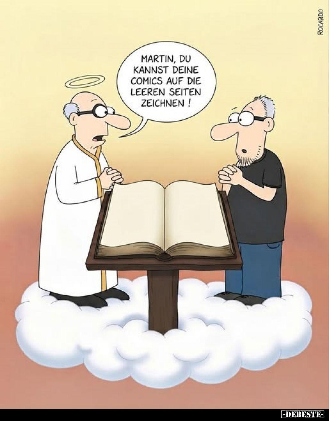 Martin, du kannst deine Comics auf die leeren.. - Lustige Bilder | DEBESTE.de