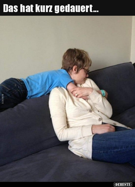 Das hat kurz gedauert...