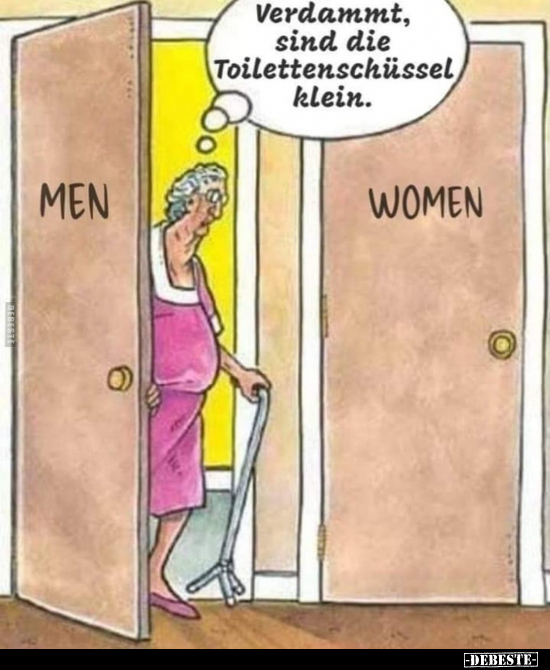 Verdammt, sind die Toilettenschüssel klein.. - Lustige Bilder | DEBESTE.de