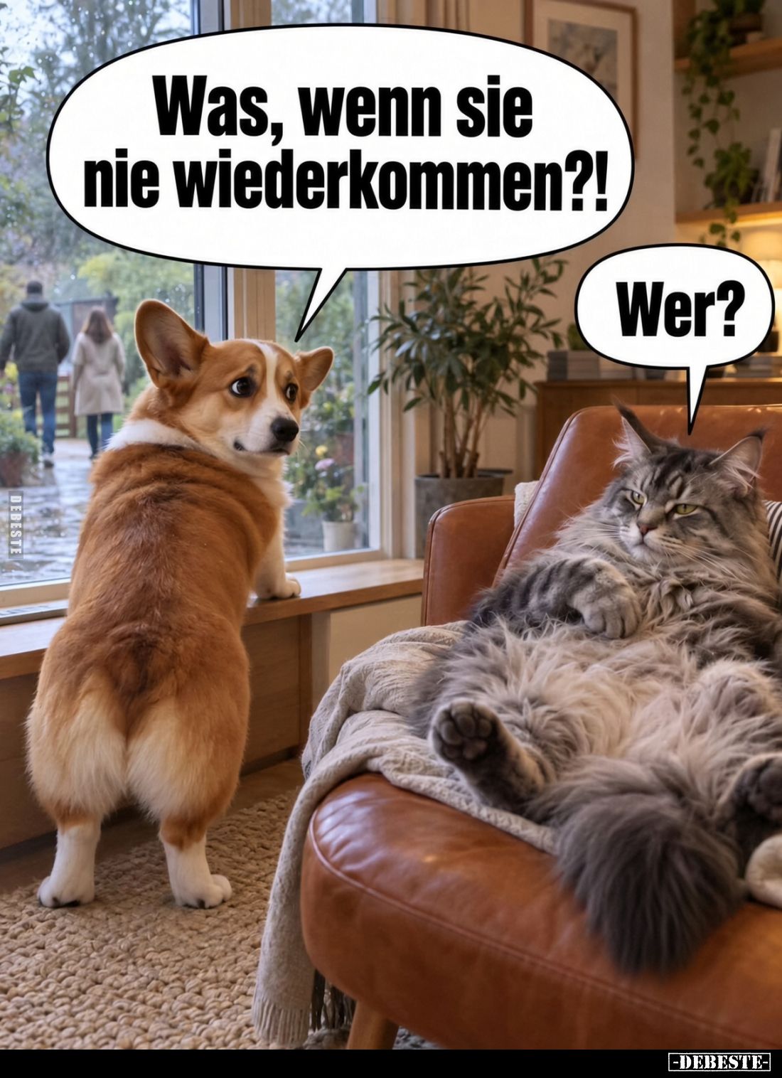 Was, wenn sie nie wiederkommen?! -
Wer?