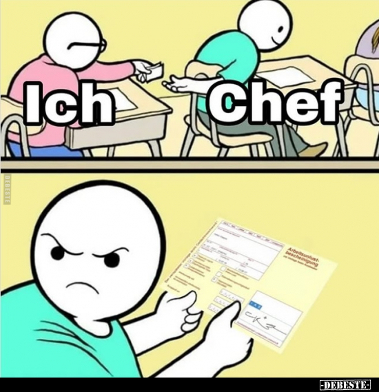 Ich und Chef.
