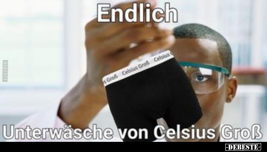 Endlich... Unterwäsche von Celsius Groß.. - Lustige Bilder | DEBESTE.de