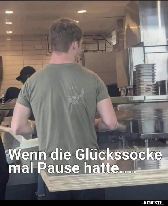 Wenn die Glückssocke mal Pause hatte.. - Lustige Bilder | DEBESTE.de