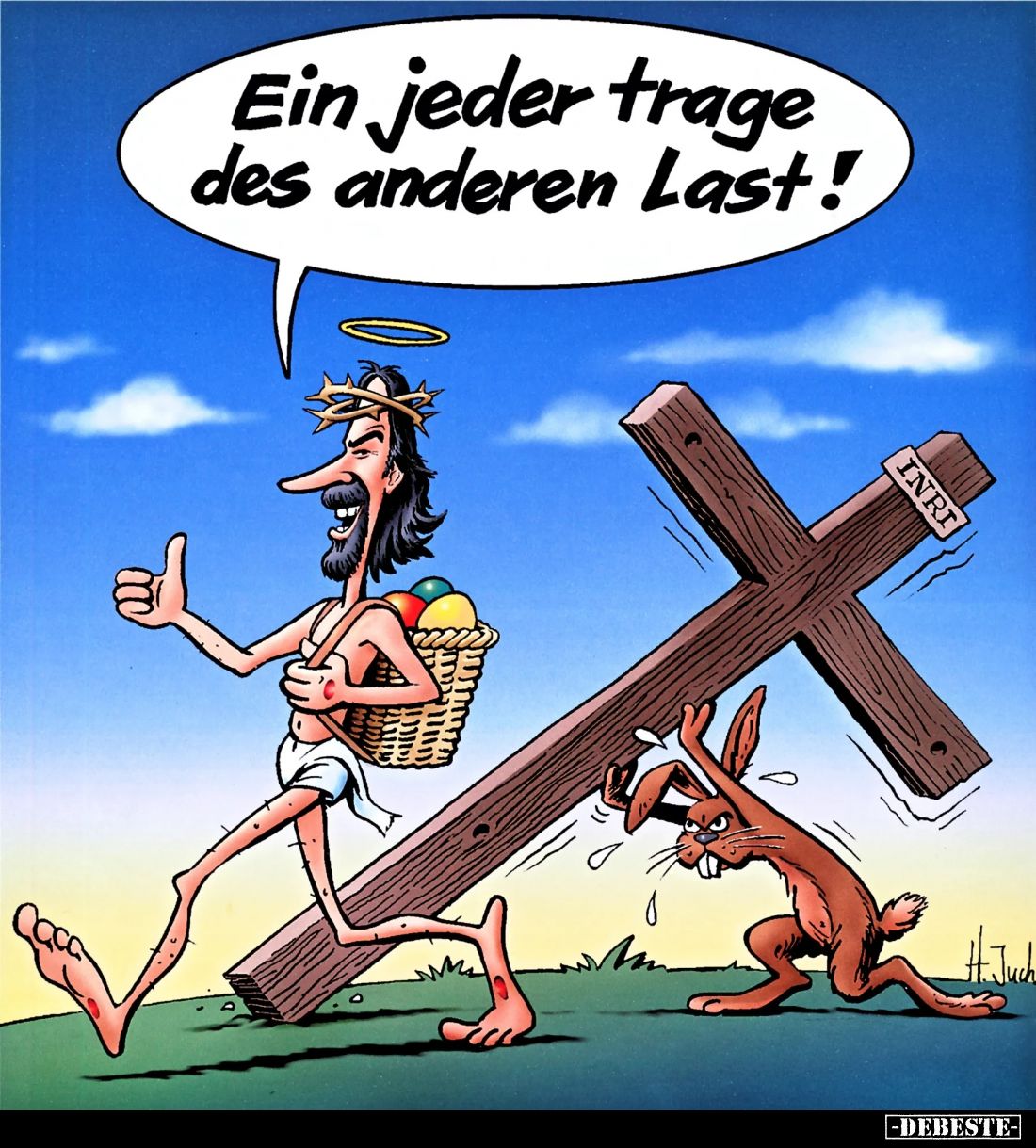 Ein jeder trage des anderen Last!.. - Lustige Bilder | DEBESTE.de