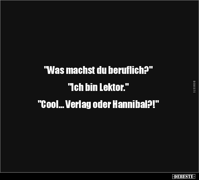 "Was machst du beruflich?".. - Lustige Bilder | DEBESTE.de