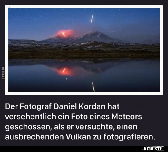 Der Fotograf Daniel Kordan hat versehentlich ein Foto eines.. - Lustige Bilder | DEBESTE.de
