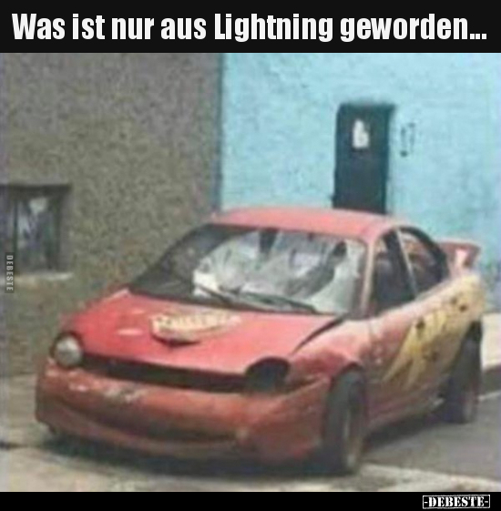 Was ist nur aus Lightning geworden... - Lustige Bilder | DEBESTE.de