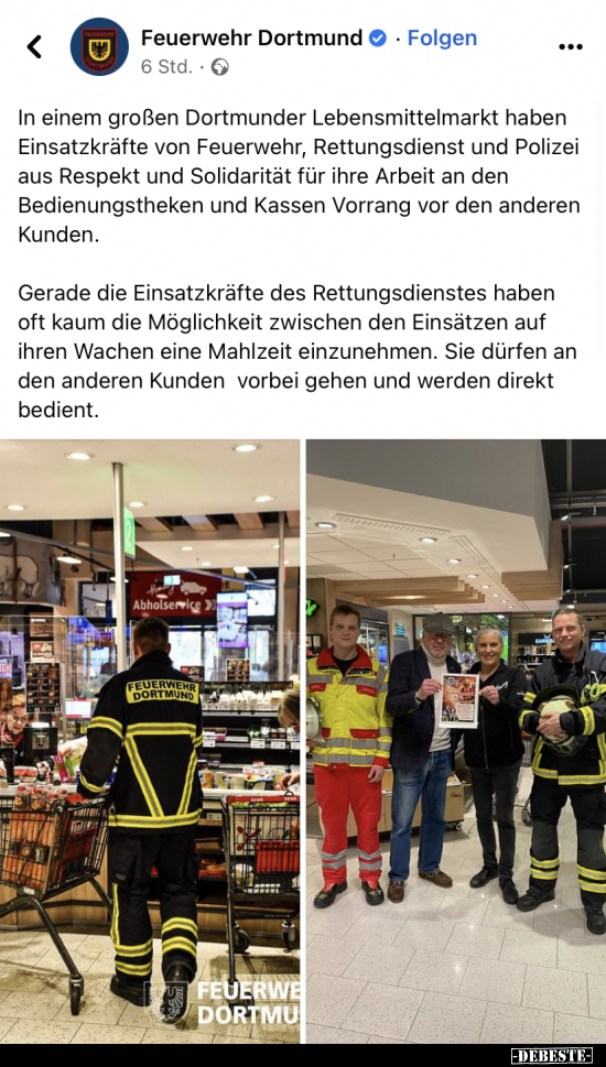 In einem großen Dortmunder Lebensmittelmarkt haben.. - Lustige Bilder | DEBESTE.de