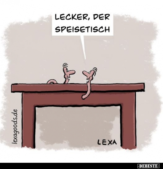 Lecker, der Speisetisch... - Lustige Bilder | DEBESTE.de