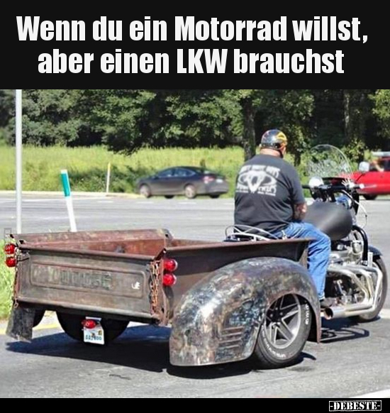 Wenn du ein Motorrad willst, aber.. - Lustige Bilder | DEBESTE.de