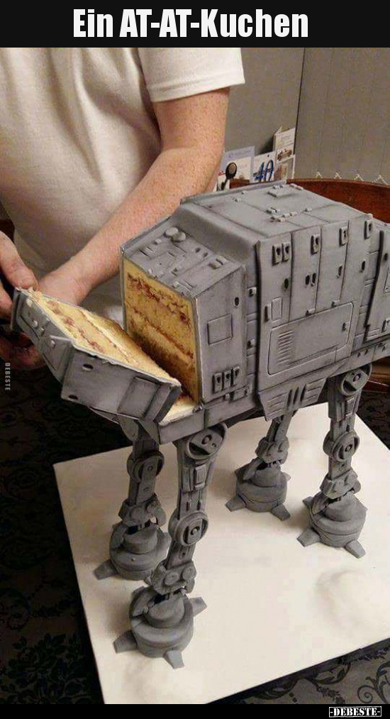 Ein AT-AT-Kuchen..