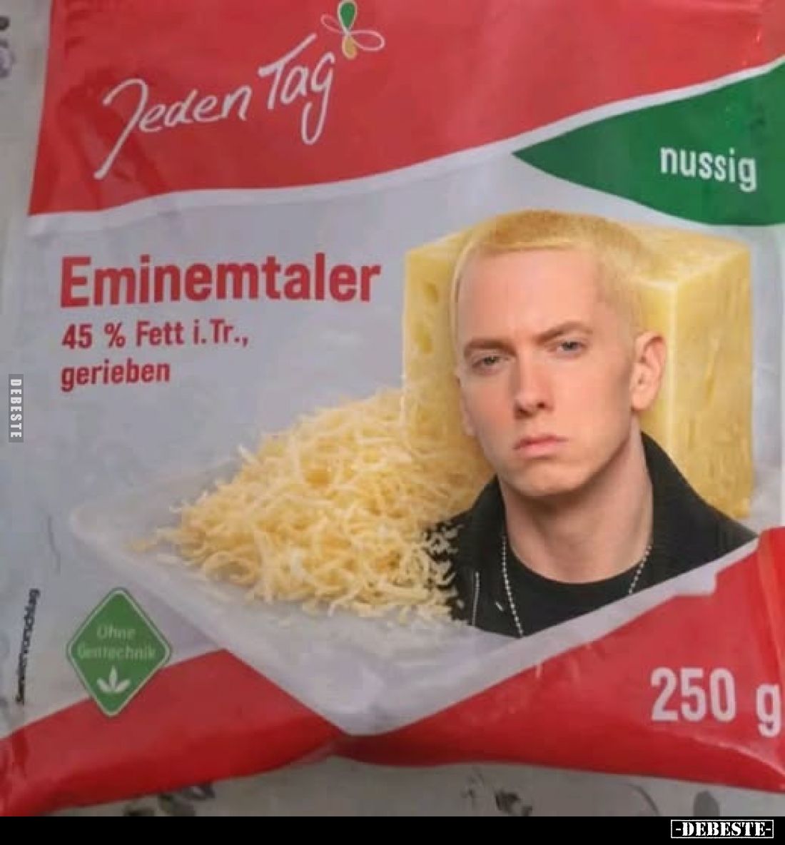 Eminemtaler 45% Fett i. Tr., gerieben