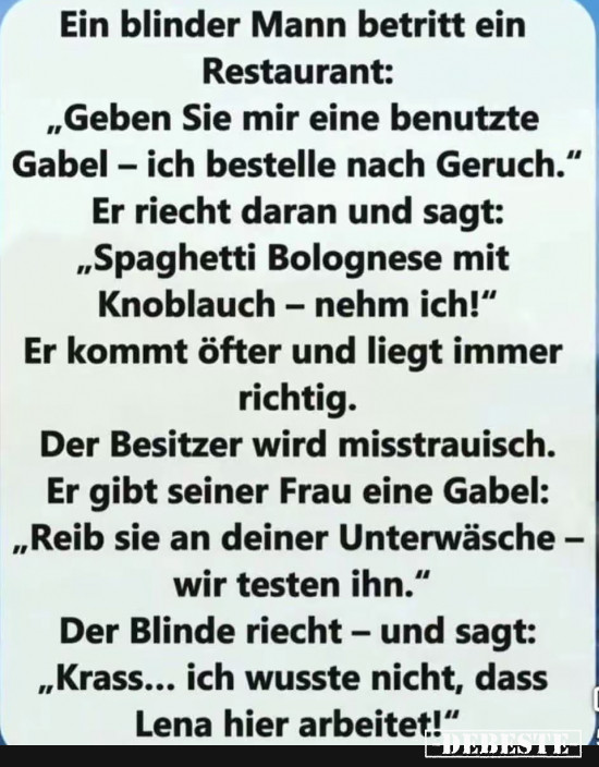 Bestellen nach Geruch  - Lustige Bilder | DEBESTE.de