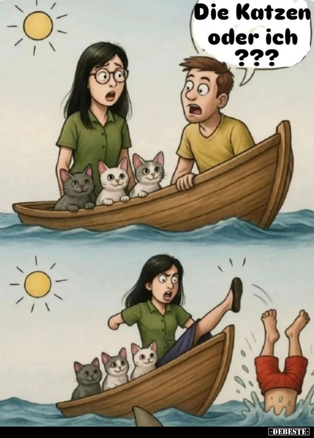 Die Katzen oder ich?