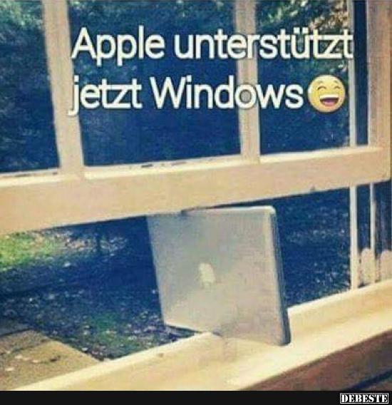 Apple unterstützt jetzt Windows.. - Lustige Bilder | DEBESTE.de