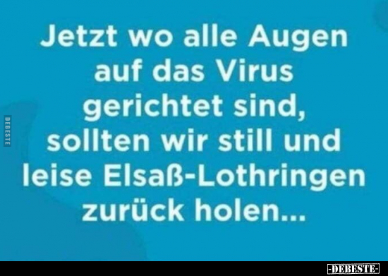 Jetzt wo alle Augen auf das Virus gerichtet sind, sollten.. - Lustige Bilder | DEBESTE.de