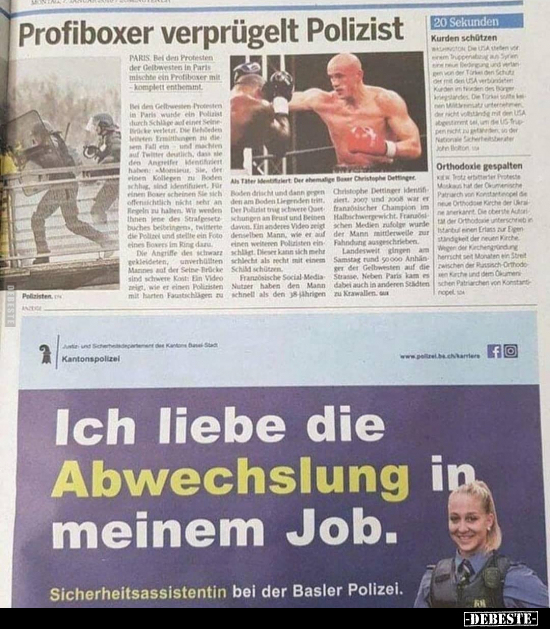 Profiboxer verprügelt Polizist.. - Lustige Bilder | DEBESTE.de