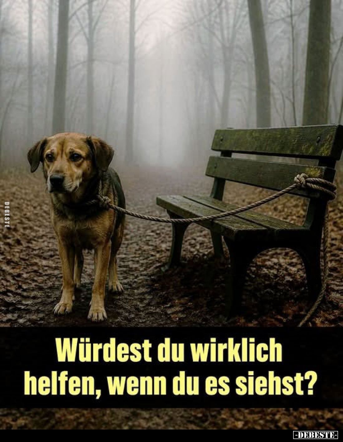 Würdest du wirklich helfen, wenn du es siehst?