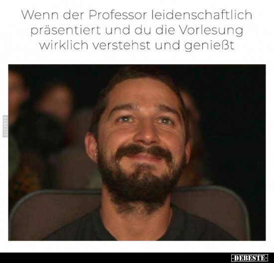 Wenn der Professor leidenschaftlich präsentiert.. - Lustige Bilder | DEBESTE.de