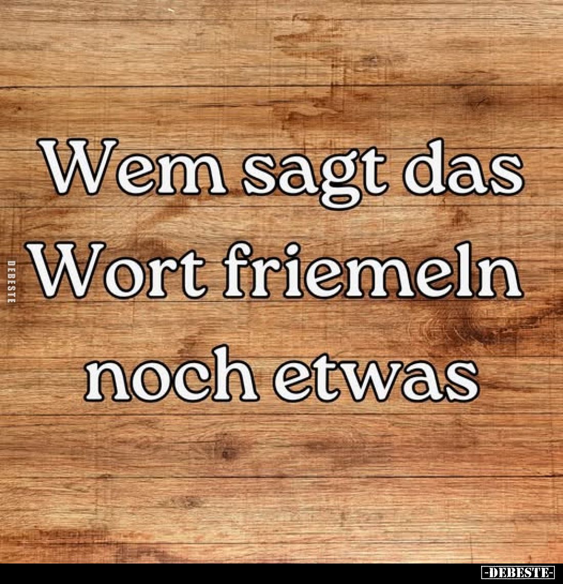 Wem sagt das Wort friemeln noch etwas.