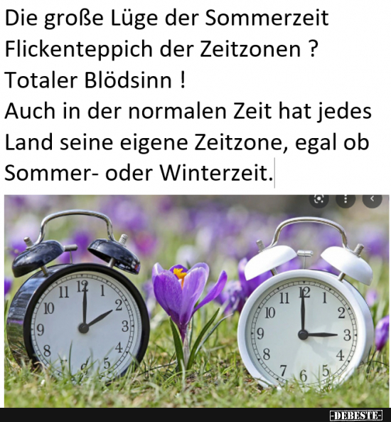 Uhren umstellen - Lustige Bilder | DEBESTE.de