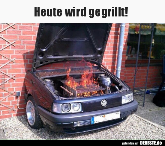 
Heute wird gegrillt!
 - Lustige Bilder | DEBESTE.de