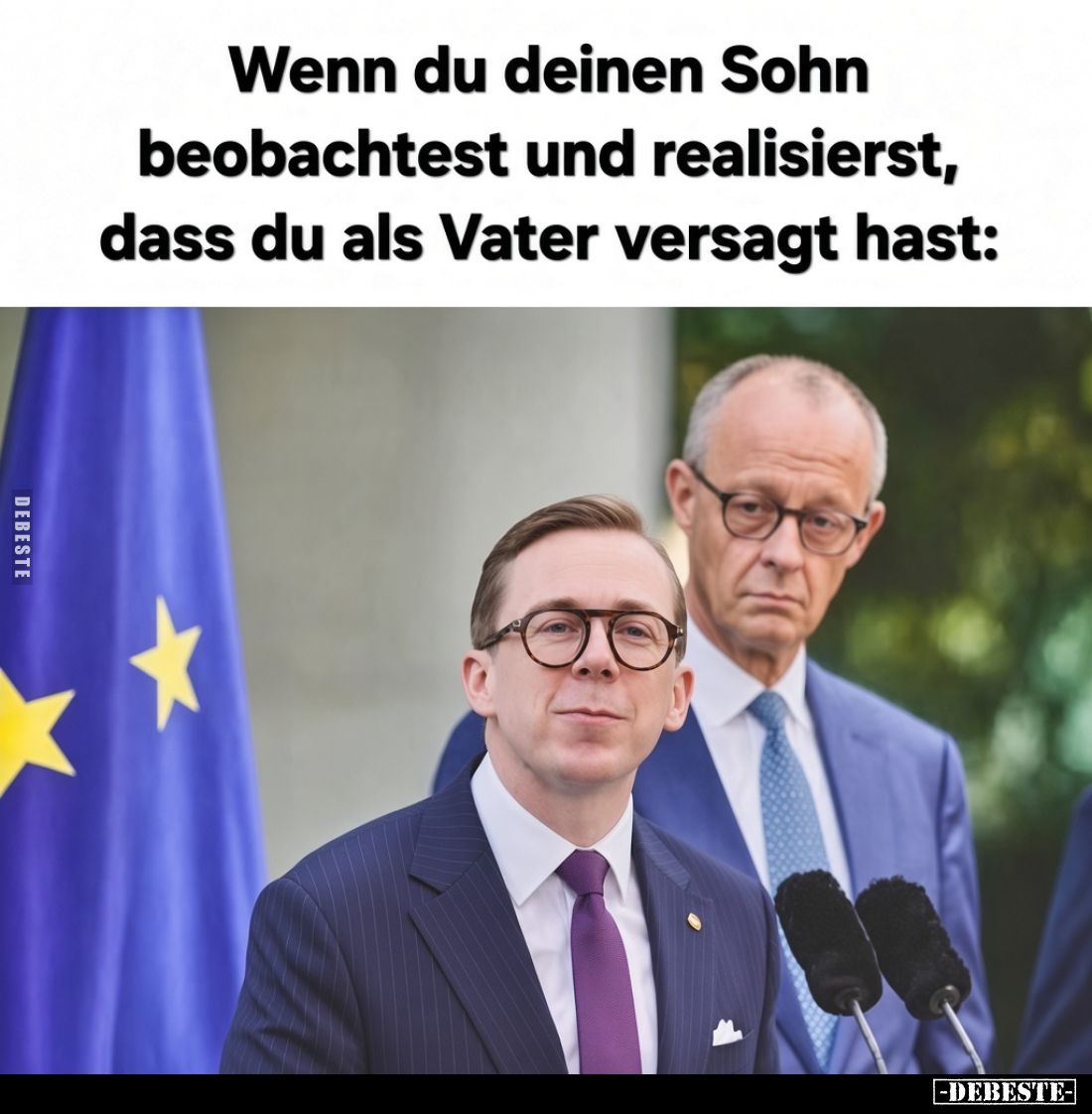 Wenn du deinen Sohn beobachtest und realisierst, dass du als Vater versagt hast: