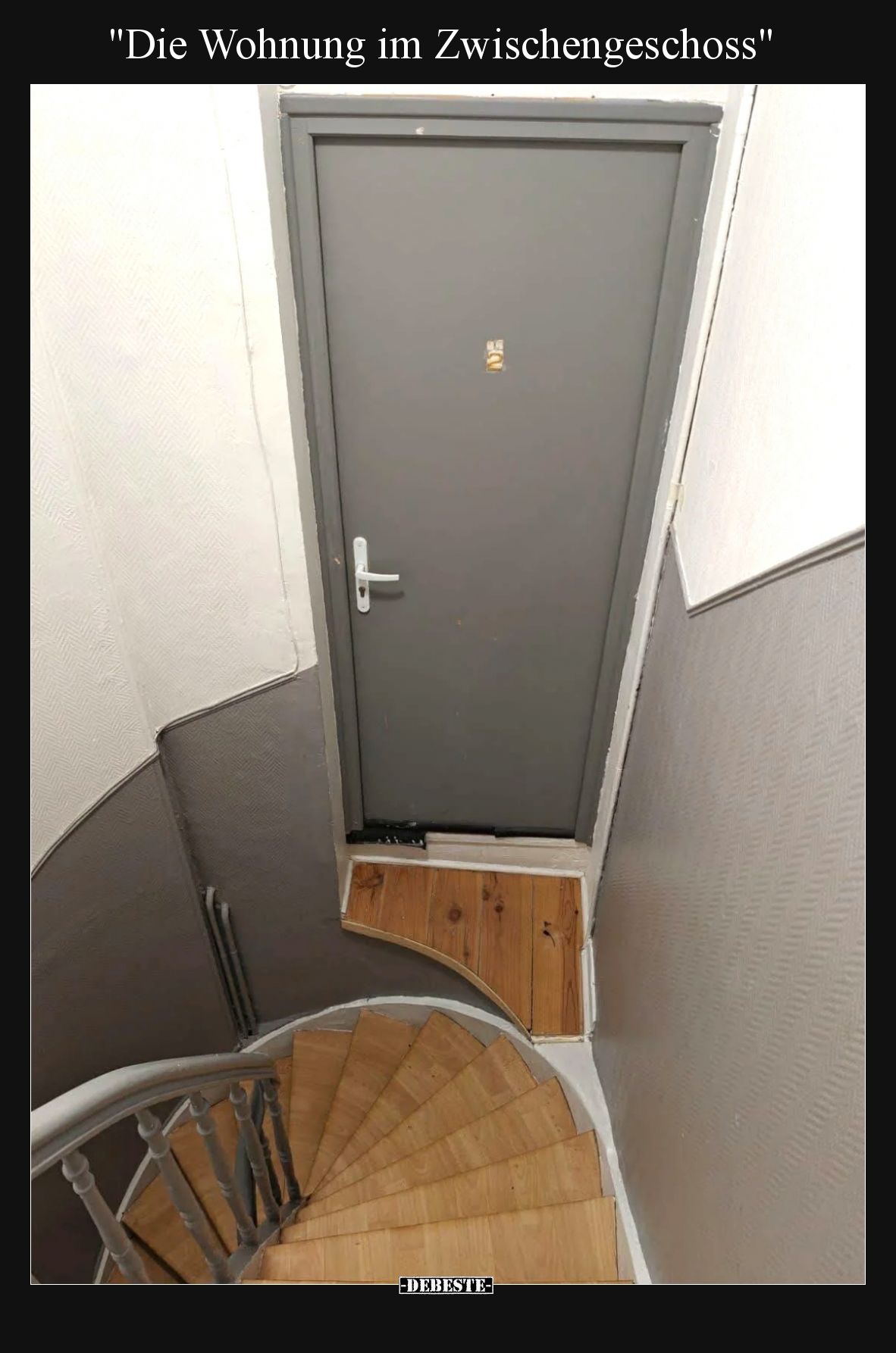 Die Wohnung im Zwischengeschoss