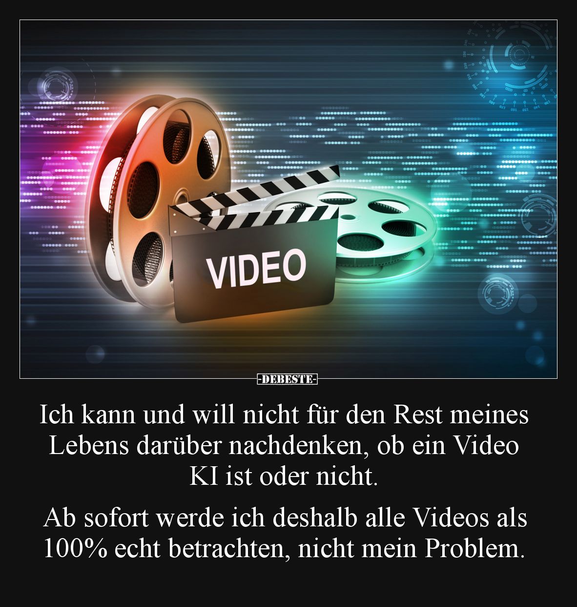 Ich kann und will nicht für den Rest meines Lebens darüber.. - Lustige Bilder | DEBESTE.de