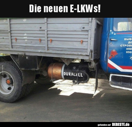 Die neuen E-LKWs! - Lustige Bilder | DEBESTE.de