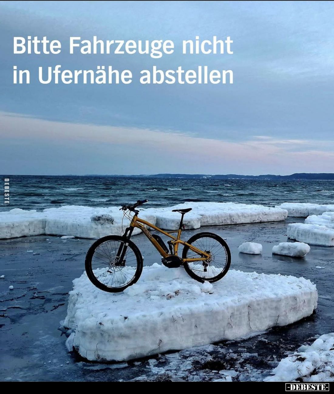 Bitte Fahrzeuge nicht in Ufernähe abstellen.