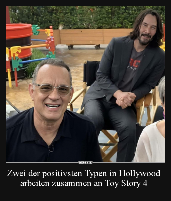 Zwei der positivsten Typen in Hollywood arbeiten zusammen.. - Lustige Bilder | DEBESTE.de