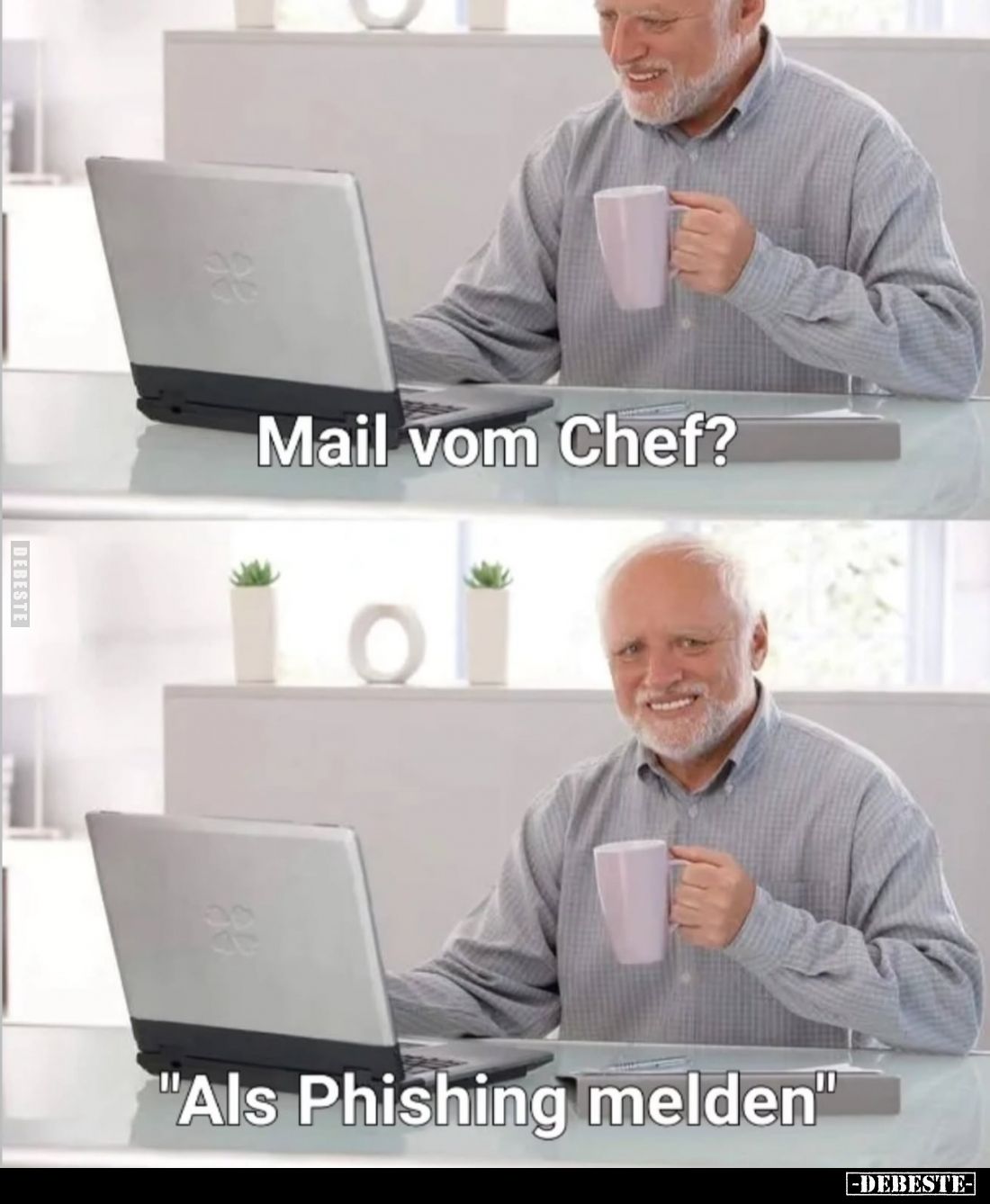Mail vom Chef?

"Als Phishing melden"