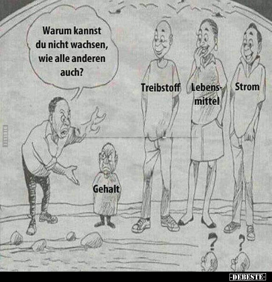 Warum kannst du nicht wachsen wie alle anderen auch?