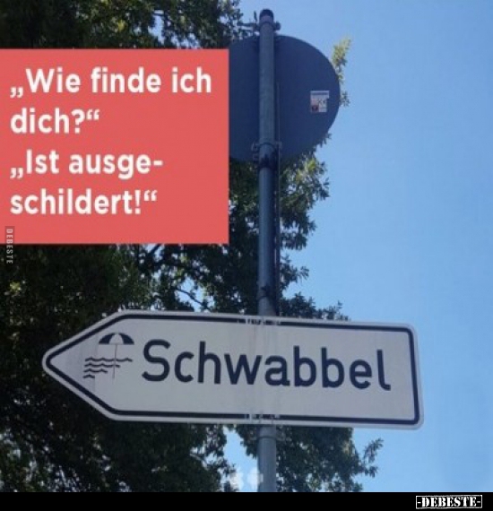 "Wie finde ich dich?"