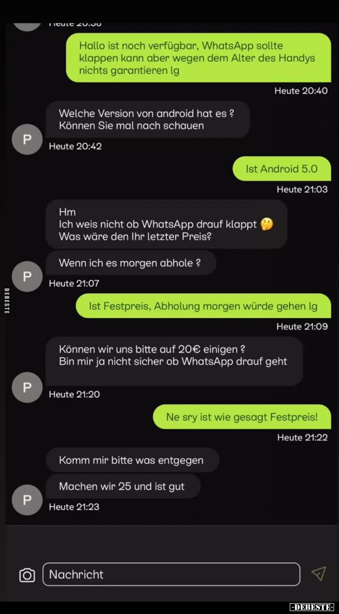 Hallo ist noch verfügbar, WhatsApp sollte klappen kann aber wegen dem Alter des Handys nichts garantieren lg
-
Welche Versi...
