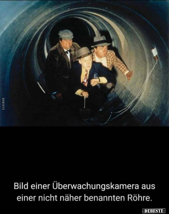 Bild einer Überwachungskamera aus einer nicht näher.. - Lustige Bilder | DEBESTE.de