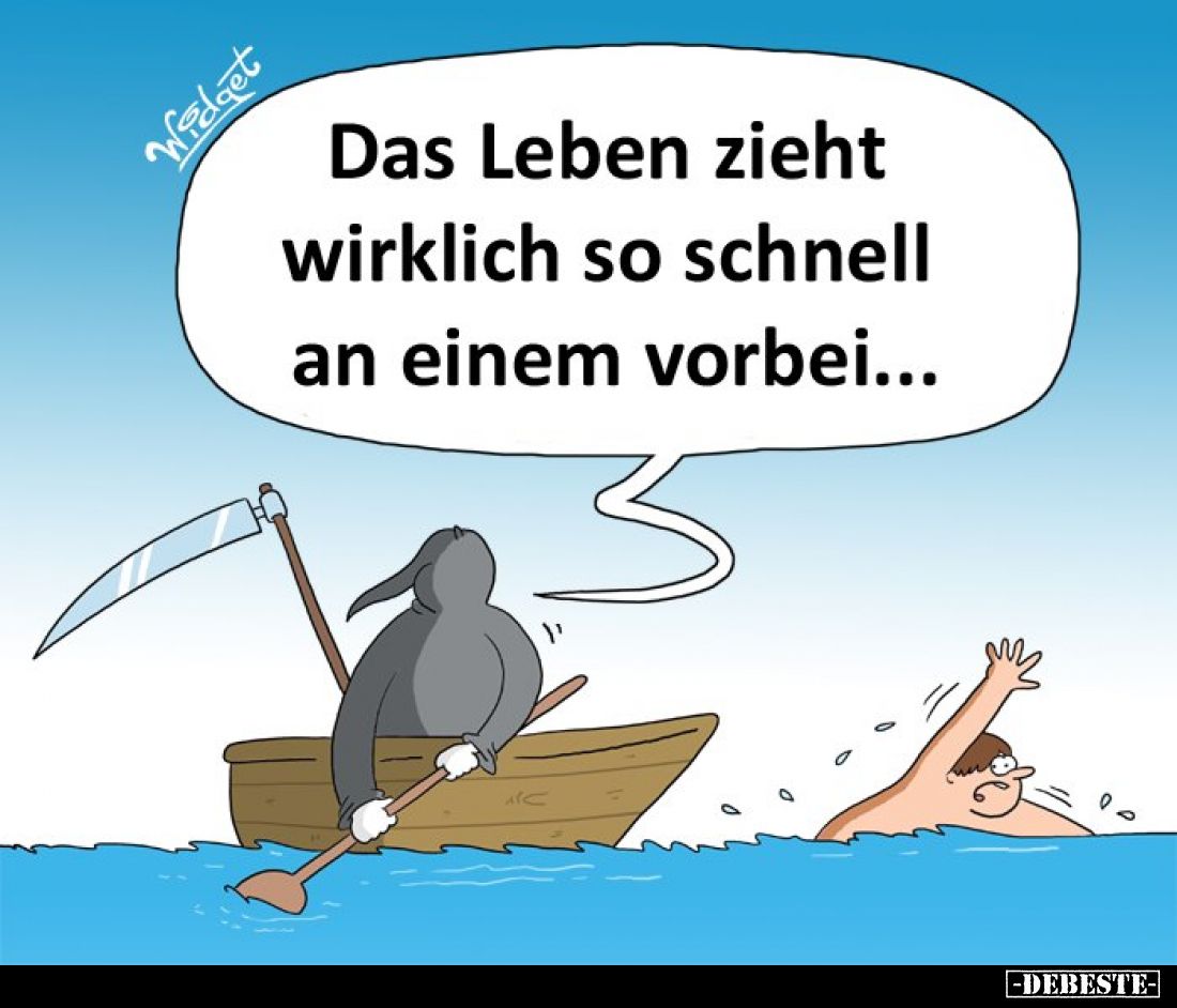 Das Leben zieht wirklich so schnell an einem vorbei...