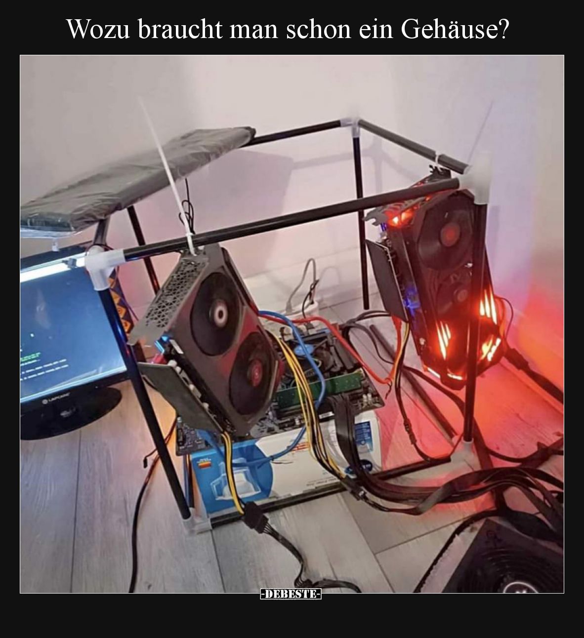 Wozu braucht man schon ein Gehäuse?