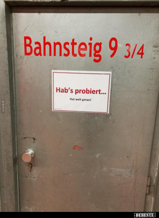 Hab's probiert... Hat weh getan!.. - Lustige Bilder | DEBESTE.de