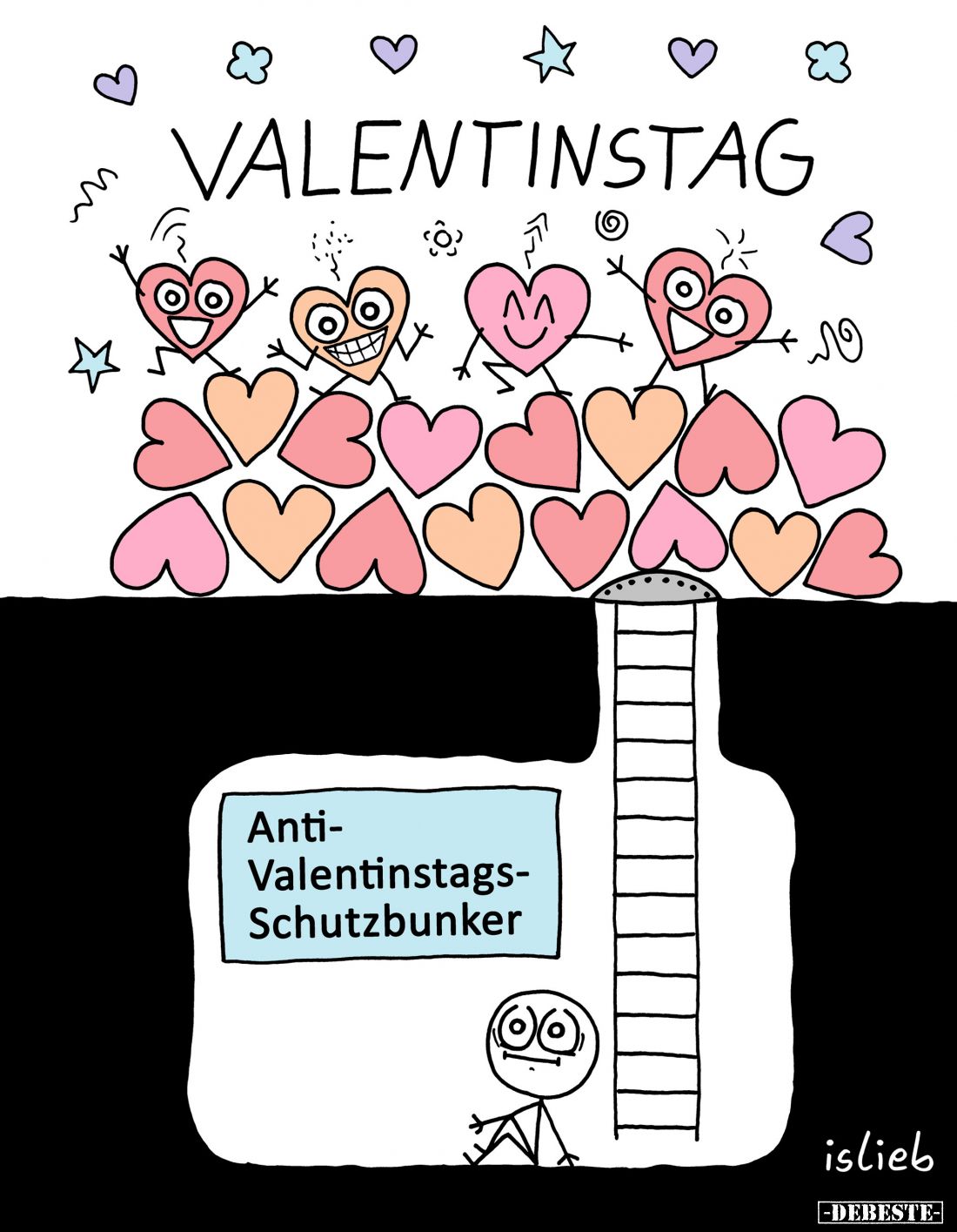 Valentinstag: Anti-Valentinstags- Schutzbunker... - Lustige Bilder | DEBESTE.de