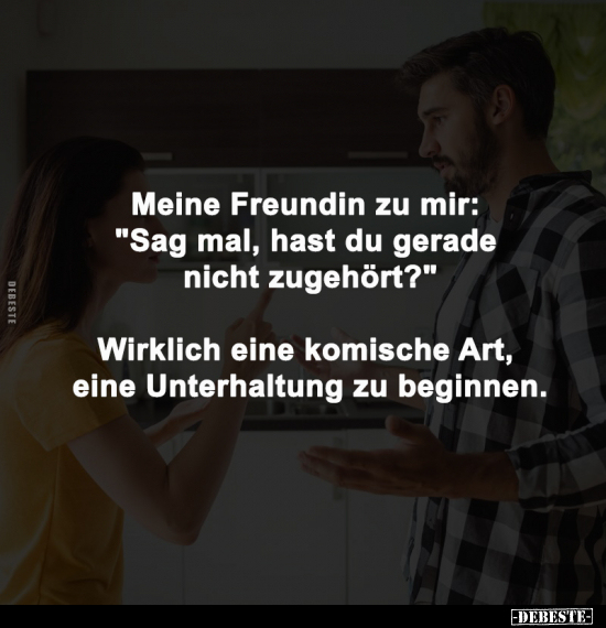 Meine Freundin zu mir.. - Lustige Bilder | DEBESTE.de