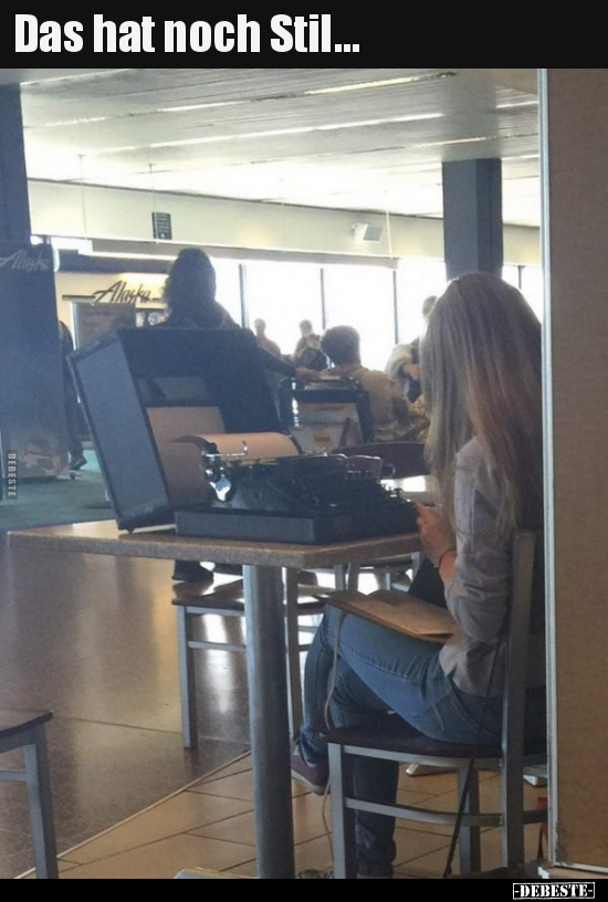 Das hat noch Stil...