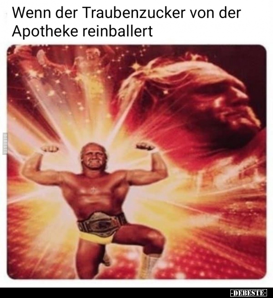 Wenn der Traubenzucker von der Apotheke reinballert.. - Lustige Bilder | DEBESTE.de