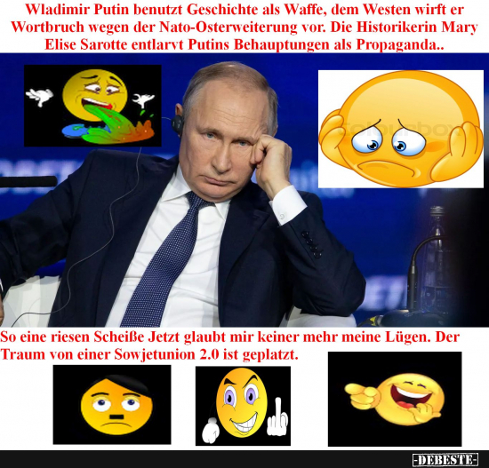 Putin lügt sich immer weiter ins Verderben - Lustige Bilder | DEBESTE.de