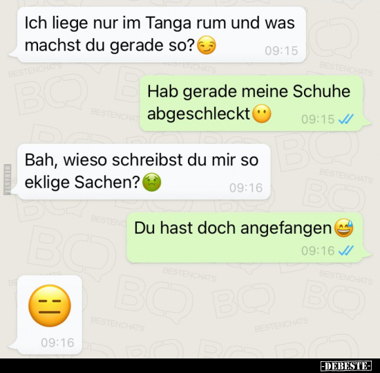 Ich liege nur im Tanga rum.. - Lustige Bilder | DEBESTE.de