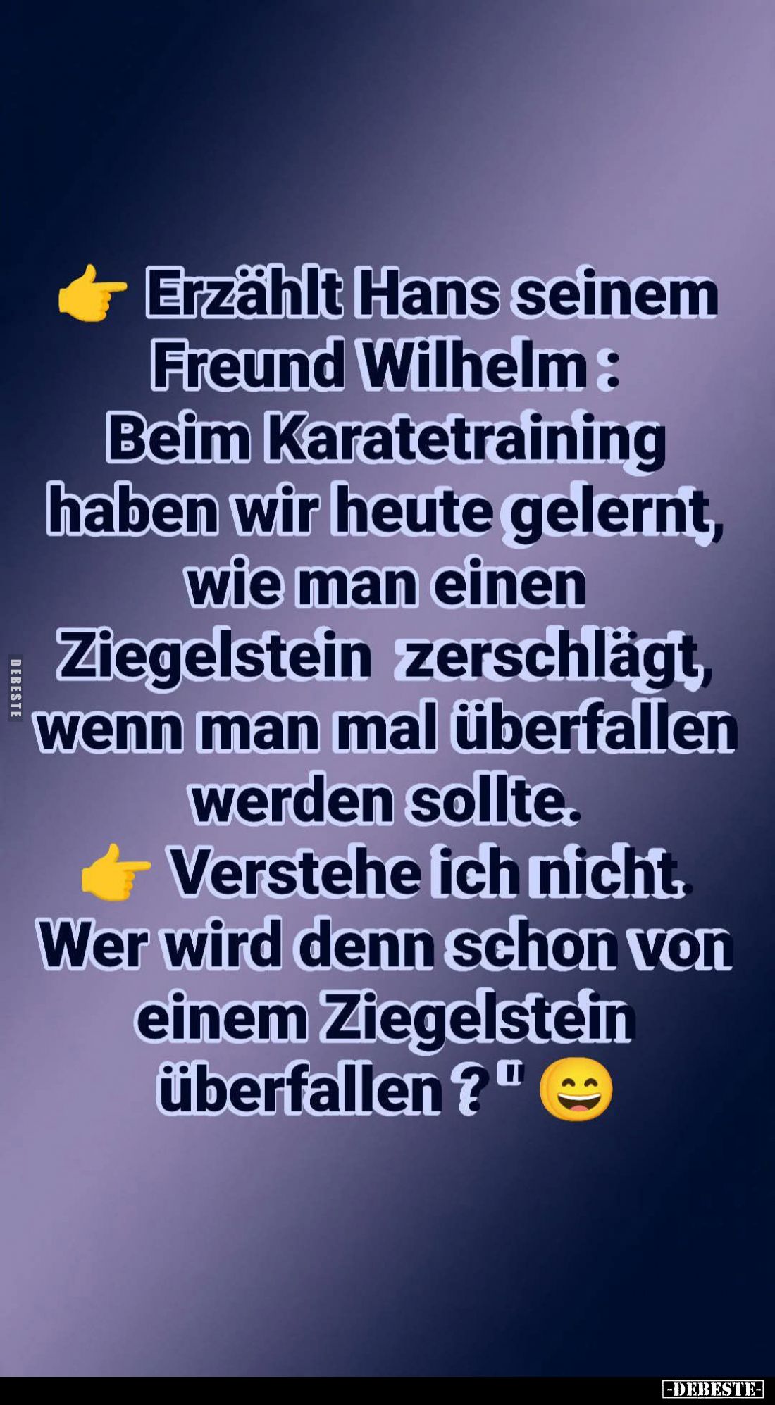 Erzählt Hans seinem Freund Wilhelm... - Lustige Bilder | DEBESTE.de