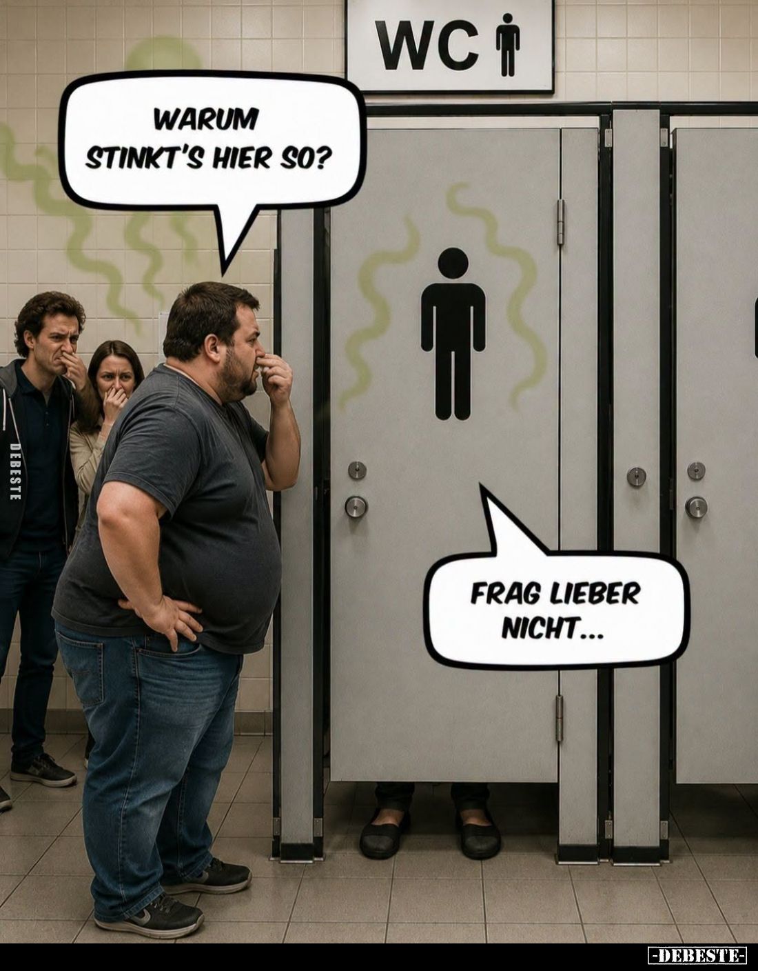 Warum stinkt's hier so? -
Frag lieber nicht...